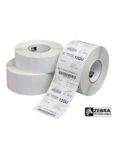 Zebra Z-Select 2000T Pack de 12 Rollos de Etiquetas Termicas Originales 102x76mm - Adhesivo Permanente - 930 Unidades x Rollo
