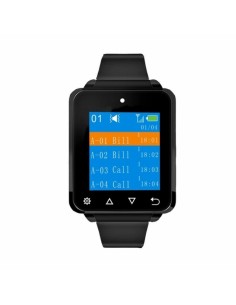 AVPos AVP-AC-W01 Reloj Avisador Camareros - 4 Mensajes Simultaneos - Vibracion - Pitido - Color Negro