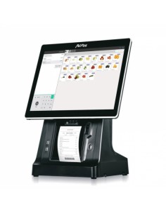 AVPos TPV K6000 15 Tactil - Impresora Integrada - I5 - 8gb Memoria - SSD 128gb - VGA y HDMI - Color Negro