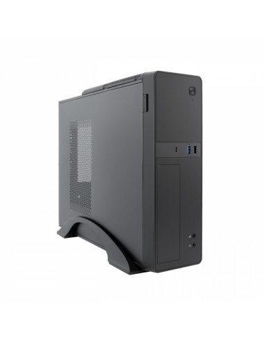 Coolbox T310 Slim Caja para PC Micro ATX - Diseño Compacto - Compatibilidad Micro ATX - Estilo Moderno - Color Negro