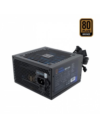 Coolbox Force-BR 500W Fuente de Alimentacion - Certificacion 80-Bronze - Eficiencia Energetica - Diseño Compacto -