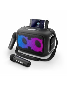 Energy Sistem Altavoz Karaoke - Bluetooth 5.4 - True Wireless - 60W - IPX4 - 8h Autonomia - Luces LED - 2 Microfonos