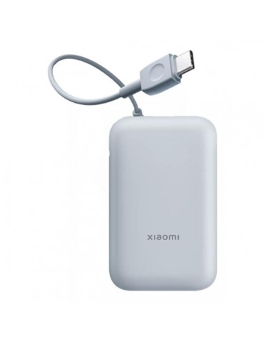 Xiaomi Bateria Externa Power Bank 10000 mAh con - Carga Rapida 22.5W - Cable de Carga Integrado - Puertos 1x USB-A-1x USB-C