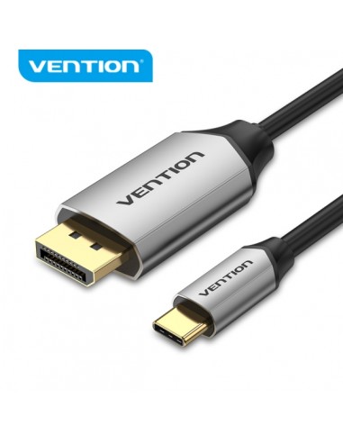 Vention Adaptador USB-C a DisplayPort - Conexion Estable y Rapida - Color Negro