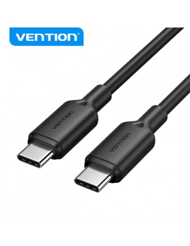 Vention Cable USB - Conector Niquelado - Potencia 60W - Corriente Max. 3A - Color Negro
