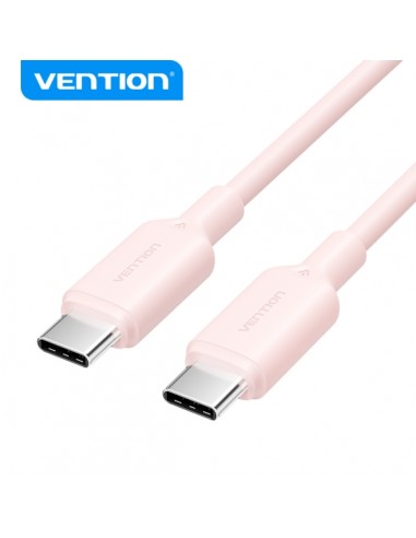 Vention Cable USB - Conector Niquelado - Potencia 60W - Corriente Max. 3A - Color Rosa
