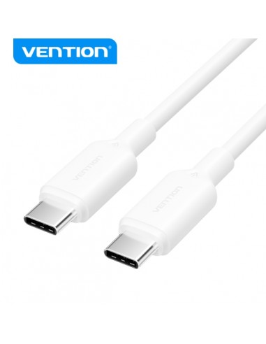 Vention Cable USB - Niquelado - 60W - 3A - Color Blanco