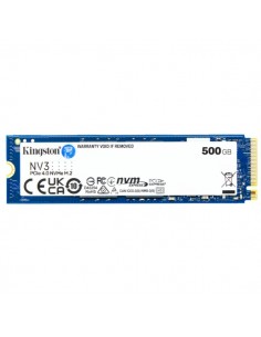 Kingston NV3 Disco Duro Solido SSD M2 2280 500GB PCIe 4.0 NVMe 3D NAND