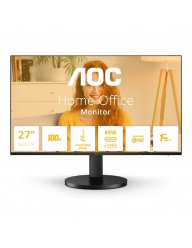 AOC B3 Monitor 27" LED IPS FullHD 1080p 100Hz - Respuesta 1ms - Angulo de Vision 178° - Altavoces Incorporados - USB-C