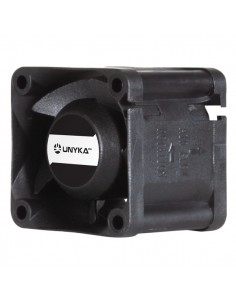 Unykach Server Ventilador 40mm de Doble Bola - Velocidad Max. 6000rpm - Conector de 4 Pines con Control de Temperatura -