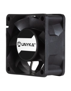 Unykach Server Ventilador 60mm de Doble Bola - Velocidad Max. 3000rpm - Conector de 4 Pines con Control de Temperatura -