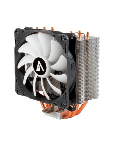 Abysm Snow IV Ventilador CPU 120mm con Disipador 4 Heatpipes - Velocidad Max. 1400rpm - Color Blanco