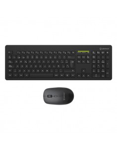 Unykach MK212 Pro Slim Wireless Pack de Teclado Inalambrico Slim 108 Teclas de Membrana-Raton Inalambrico 1600dpi-3