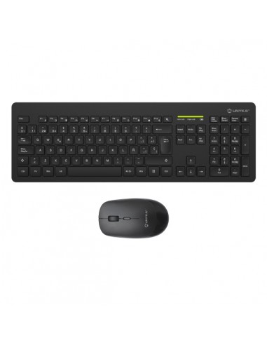 Unykach MK212 Pro Slim Wireless Pack de Teclado Inalambrico Slim 108 Teclas de Membrana-Raton Inalambrico 1600dpi-3