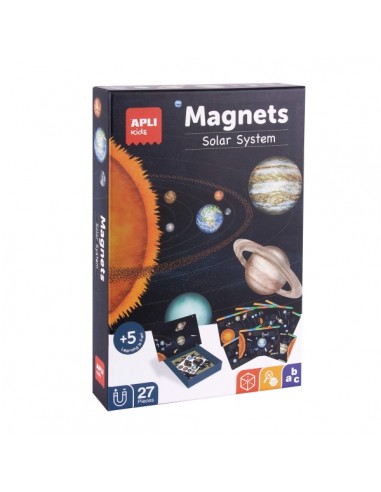 Apli Juego Magnetico El Sistema Solar - Introduccion al Sistema Solar-Fases Lunares-Estaciones y Constelaciones - Incluye