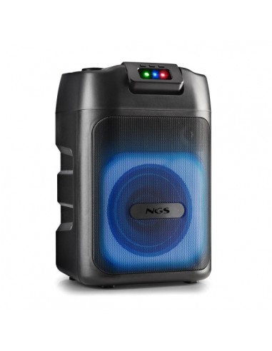 NGS Wild Club Altavoz Portatil 80W TWS Bluetooth 5.2 - Iluminacion Laser al Ritmo de la Musica - USB-TF y Aux In - Autonomia