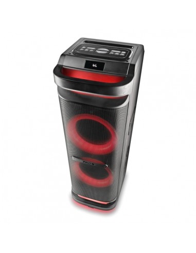 NGS Wild Space 3 Altavoz DJ 4000W Bluetooth 5.3 con Woofer 10" - USB y AUX - Iluminacion LED - Mando a Distancia - Color Negro