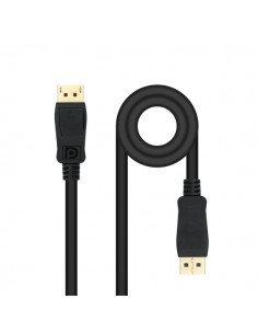 Nanocable Cable Displayport 1.4 DP M-DP M - Longitud 2m - Soporta Resoluciones de Video de hasta 8K - Color Negro