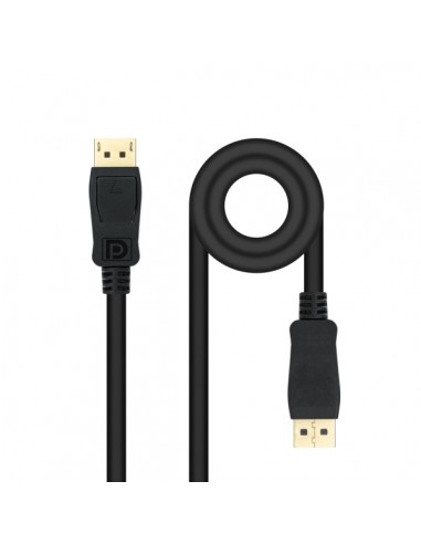 Nanocable Cable Displayport 1.4 DP M-DP M - Longitud 3m - Soporta Resoluciones de Video de hasta 8K - Color Negro