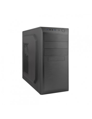 Coolbox F750 Caja ATX con Fuente de Alimentacion - Apta para 5.25"-3.5"-2.5" - USB-A 3.0-Audio HD - Cerradura Kensington -