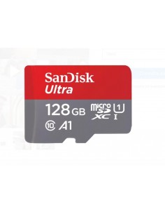 Sandisk Ultra Tarjeta Micro SDXC 128GB UHS-I A1 Clase 10 con Adaptador