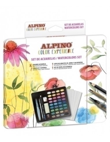 ACUARELAS ALPINO SET de 36