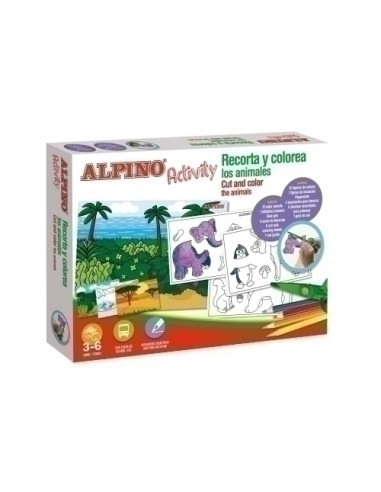 ALPINO ACTIVITY RECORTA Y COLOREA KIT