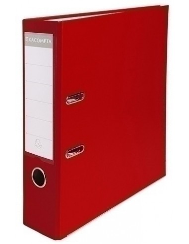 ARCHIVADOR EXAC. FR.PP A4 80 ROJO