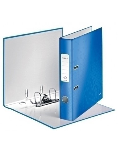 ARCHIVADOR LEITZ WOW A4 180º 50mm AZUL