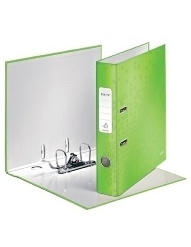 ARCHIVADOR LEITZ WOW A4 180º 50mm VERDE