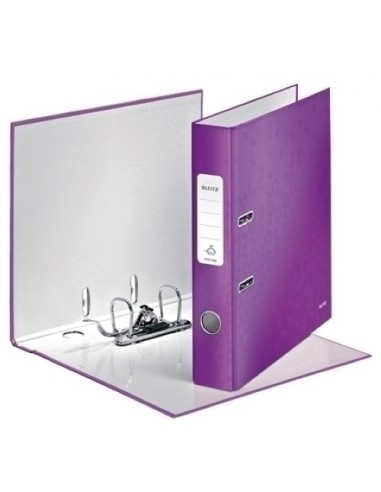 ARCHIVADOR LEITZ WOW A4 180º 50mm VIOLET