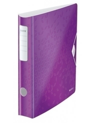 ARCHIVADOR LEITZ WOW A4 180º 50mm VIOLET