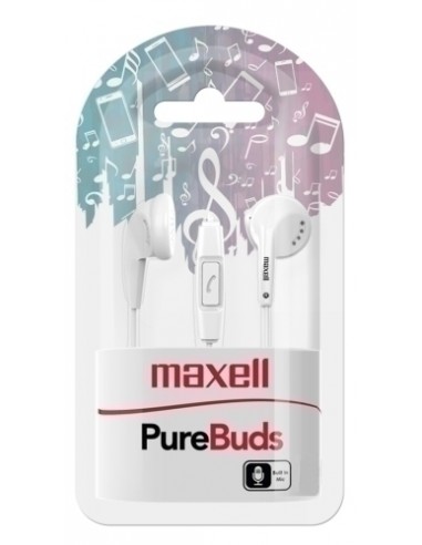 AURICULARES MAXELL BOTON BLANCO M671