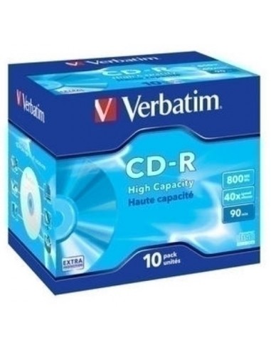 CD-ROM VERBATIM 800MB 40x JEWEL C/10