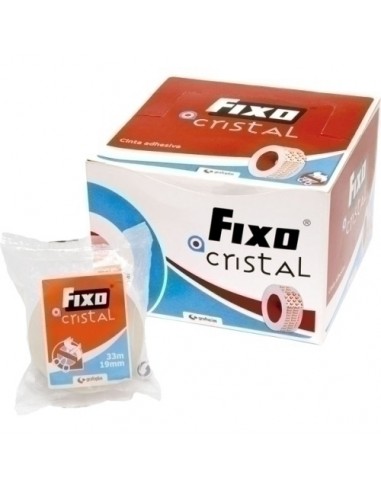 CINTA ADHESIVA FIXO CRISTAL 33x19