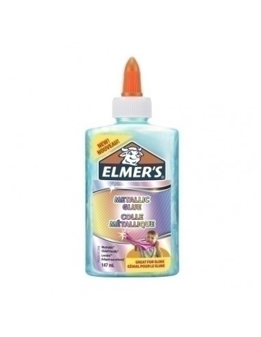 COLA ELMER´S SLIME METALICO AZUL PIZARRA