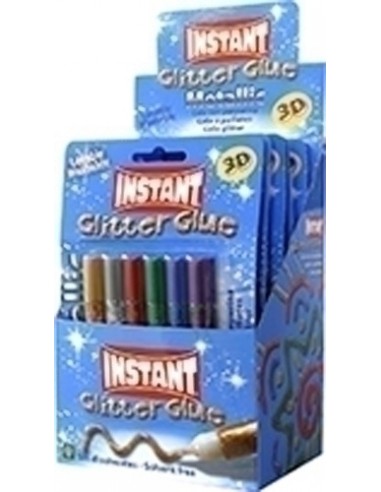 COLA GLITTER INSTANT METALLIC 10ml B/6