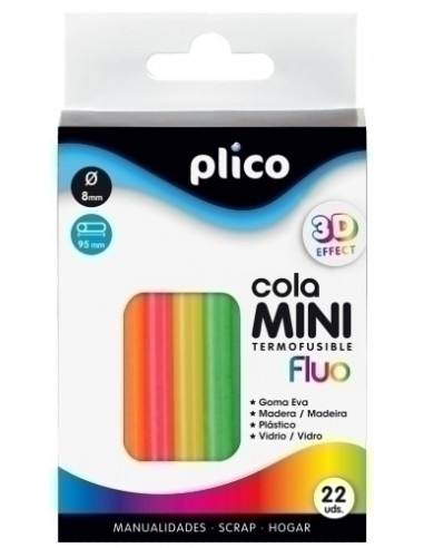 COLA TERMOFUSIBLE BARRA PLICO blister 22