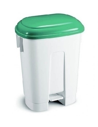 CUBO BASURA PLASTICO CON PEDAL 60 LITROS