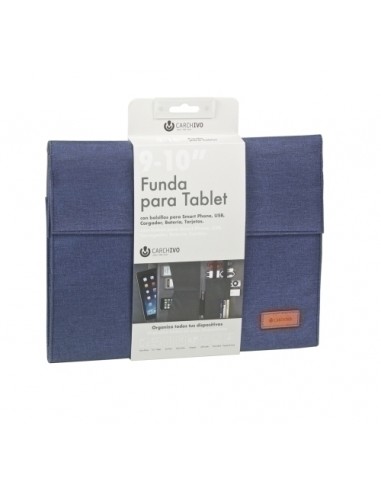 FUNDA TABLET CARCH.VENTURE 10  AZUL