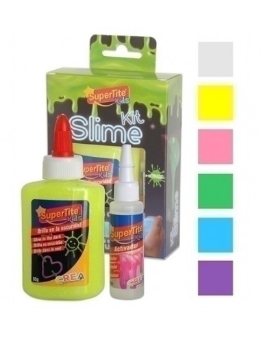 JUEGO SUPERTITE SLIME BRILLA OSC.