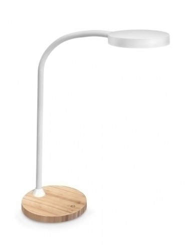 LAMPARA SOBR. CEP LED BLAN/MADERA