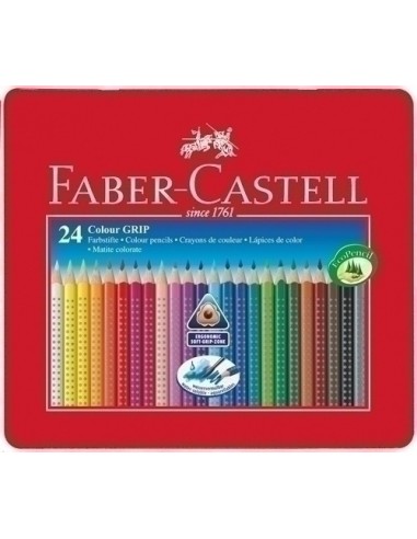 LAPICES ACLB.FABER COLOUR GRIP est.MT.24