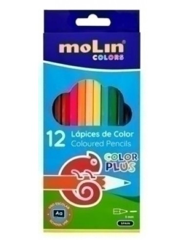 LAPICES COLOR MOLIN HEX. est.12