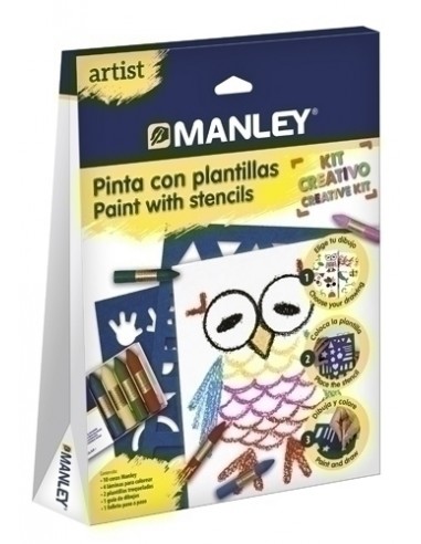 MANLEY ARTIST PINTA CON PLANTILLAS