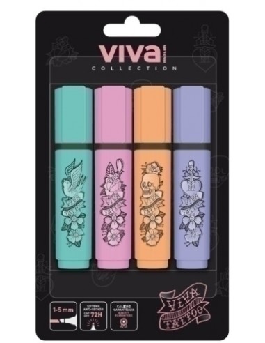 ROTUL.FLUOR MOLIN VIVA TATTO B/4