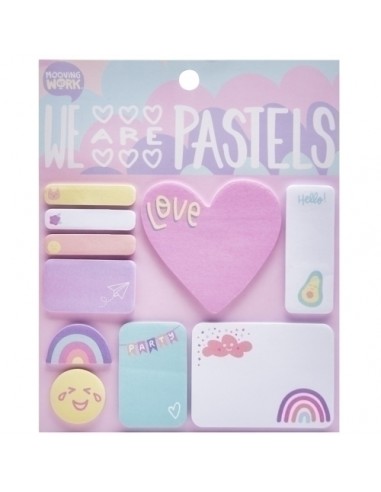 TACO NOTAS MOOVING PASTEL SET SURTIDO