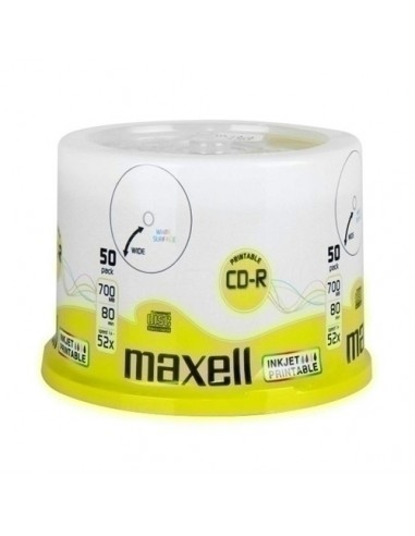 CD-ROM MAXELL 700 MB 80 min. 52x T/50