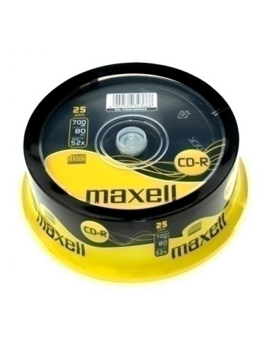 CD-ROM MAXELL 700 MB 80 min. 52x T/25