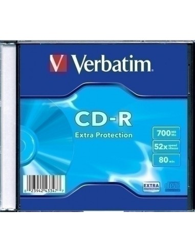 CD-ROM VERBATIM 700MB 52x SLIM C/10